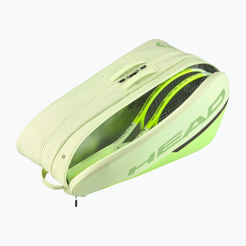 Geantă pentru rachetă HEAD Tour L 65 l verde ascuțit 3