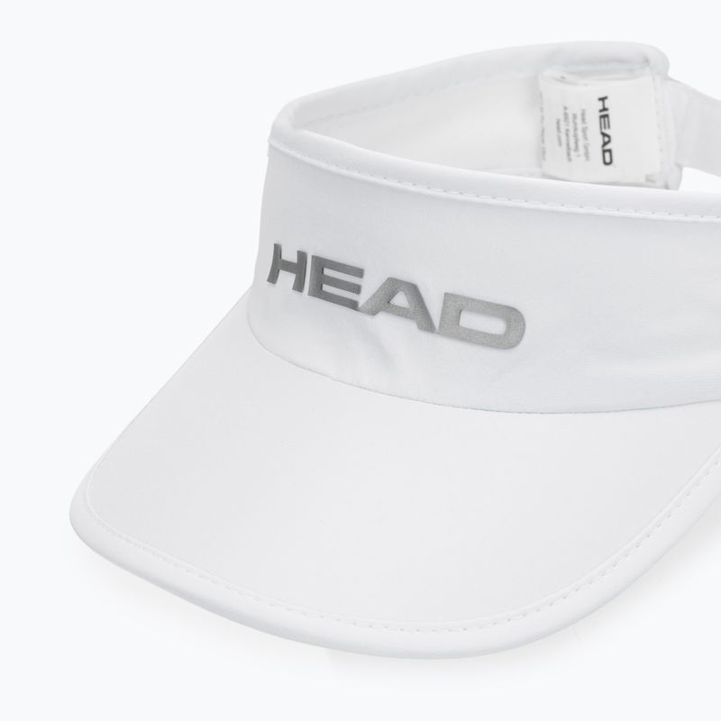 Vizieră de tenis HEAD Pro Player Visor white 3