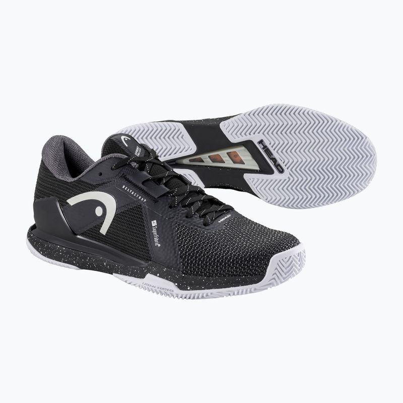 Încălțăminte de tenis pentru bărbați HEAD Sprint Pro 4.0 SF Clay black/ white 6