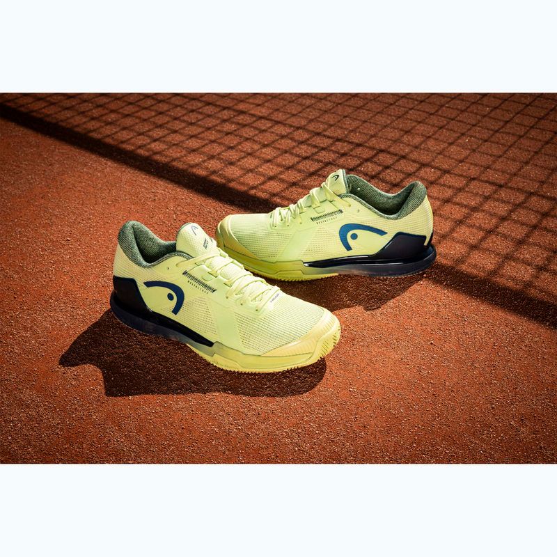 Încălțăminte de tenis pentru bărbați HEAD Sprint Pro 4.0 Clay lime/ navy 6