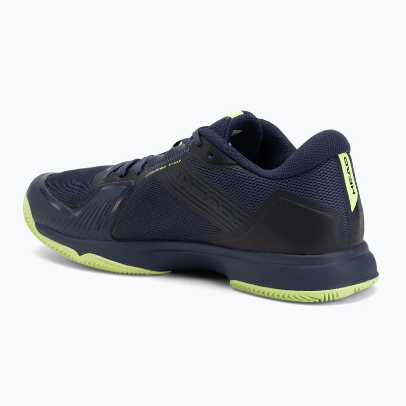 Încălțăminte de tenis pentru bărbați HEAD Sprint Team 4.0 Clay navy/ lime 3