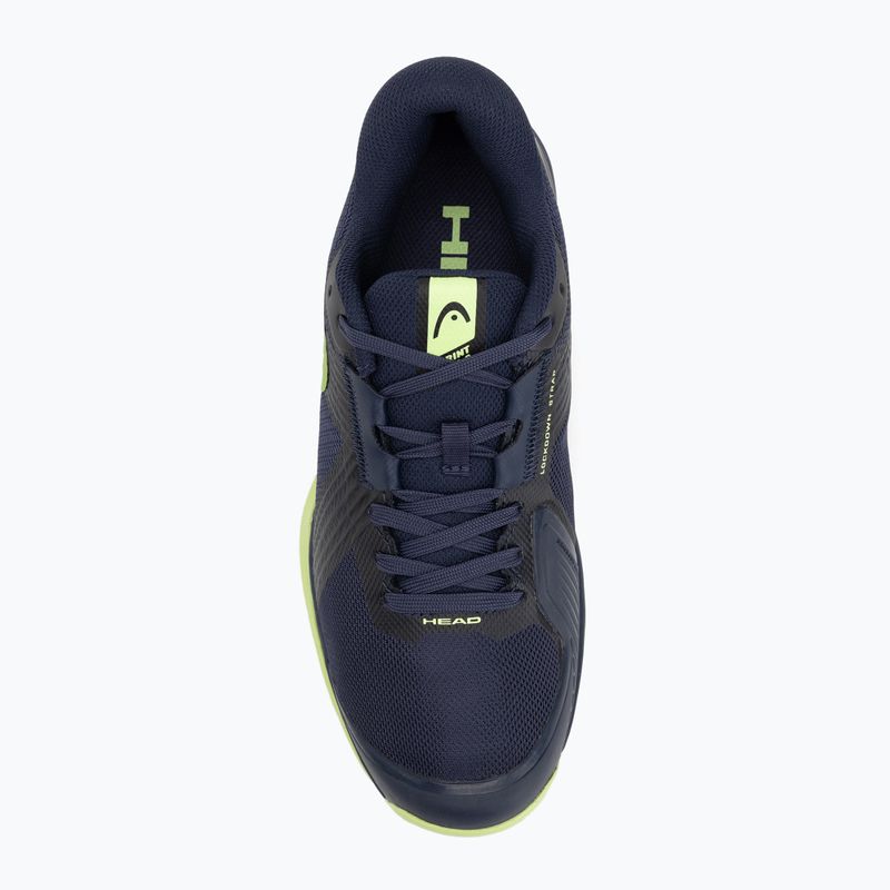 Încălțăminte de tenis pentru bărbați HEAD Sprint Team 4.0 Clay navy/ lime 5