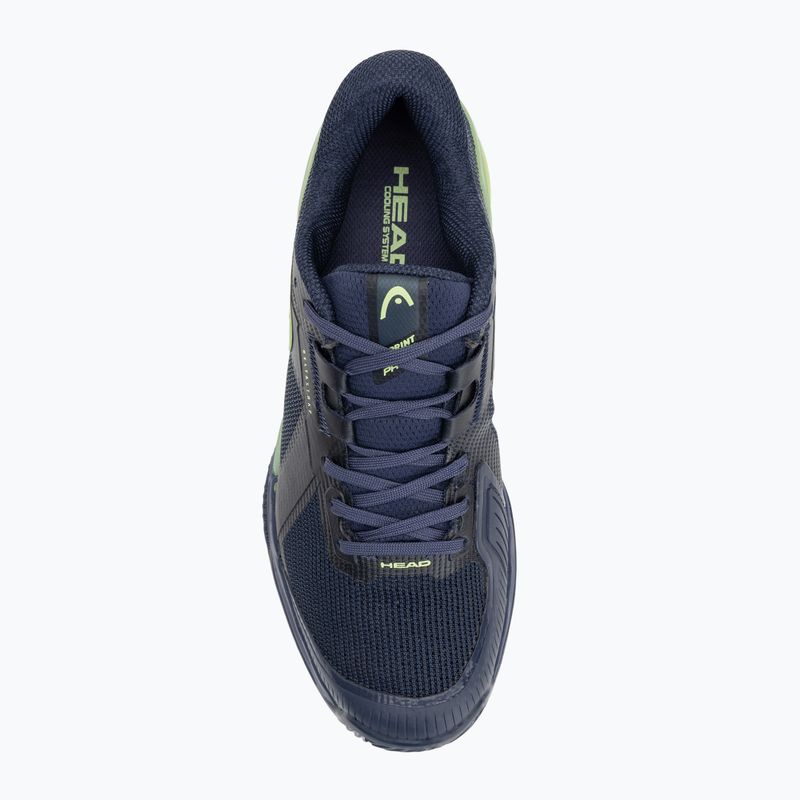 Încălțăminte de padel pentru bărbați  HEAD Sprint Pro 4.0 navy/ lime 5