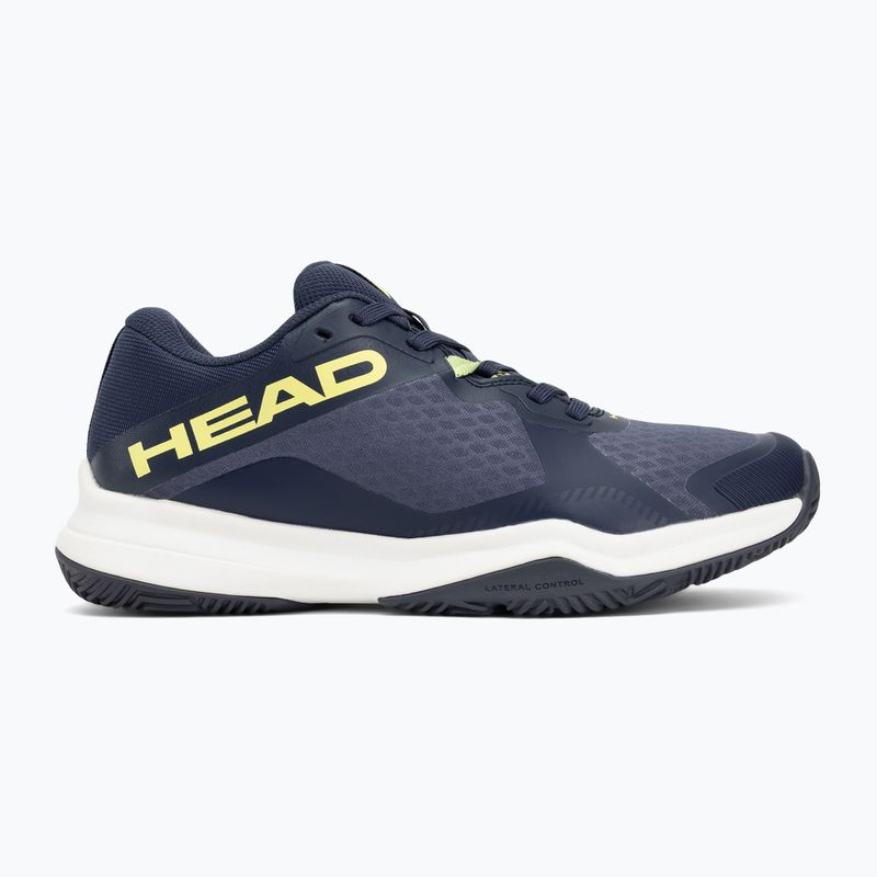 Încălțăminte de padel pentru bărbați HEAD Motion Team navy/ lime 2