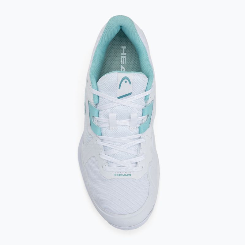Încălțăminte de tenis pentru femei HEAD Sprint Evo 3.5 Clay white/ turquise 5