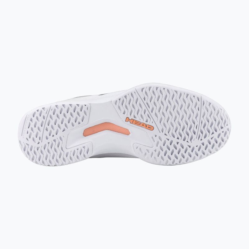 Încălțăminte de tenis pentru femei HEAD Sprint Team 4.0 white/ coral 3