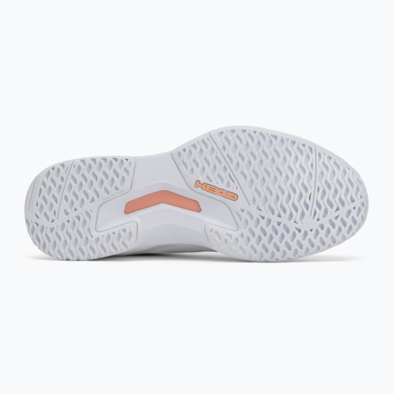 Încălțăminte de tenis pentru femei HEAD Sprint Team 4.0 white/ coral 4