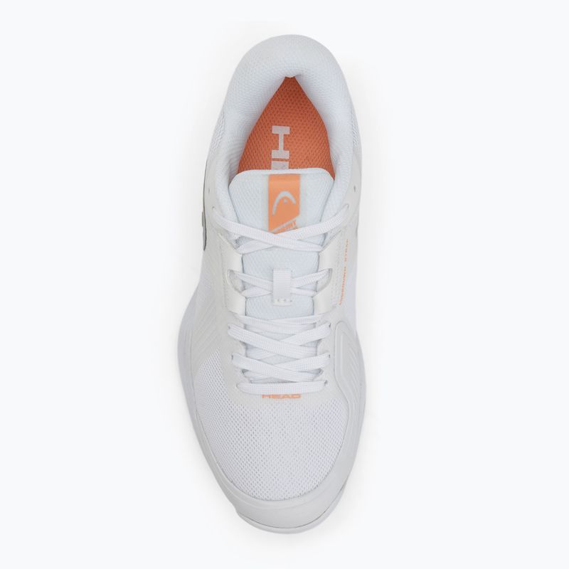 Încălțăminte de tenis pentru femei HEAD Sprint Team 4.0 white/ coral 5