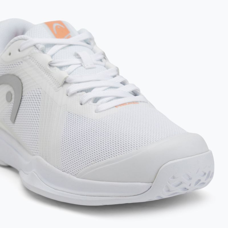 Încălțăminte de tenis pentru femei HEAD Sprint Team 4.0 white/ coral 7
