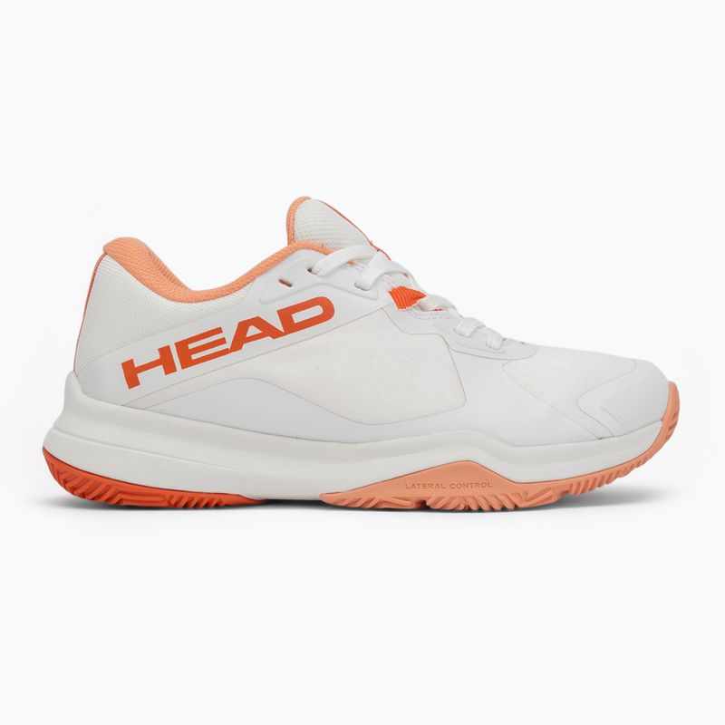 Încălțăminte de padel pentru femei HEAD Motion Team white/ coral 2