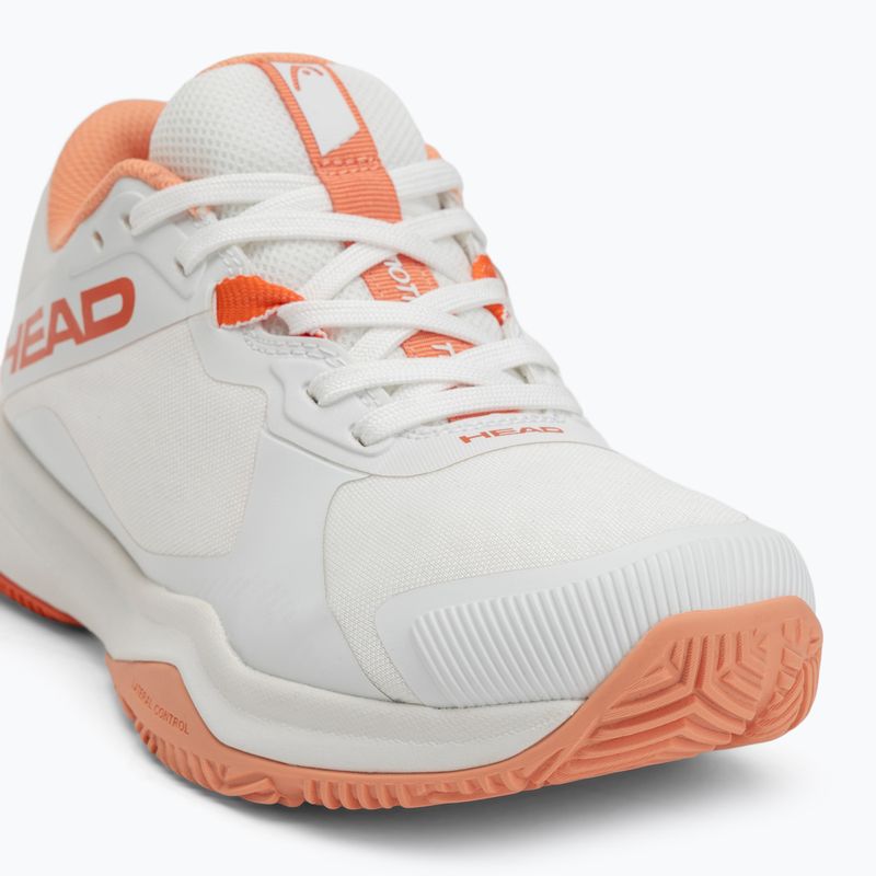 Încălțăminte de padel pentru femei HEAD Motion Team white/ coral 7