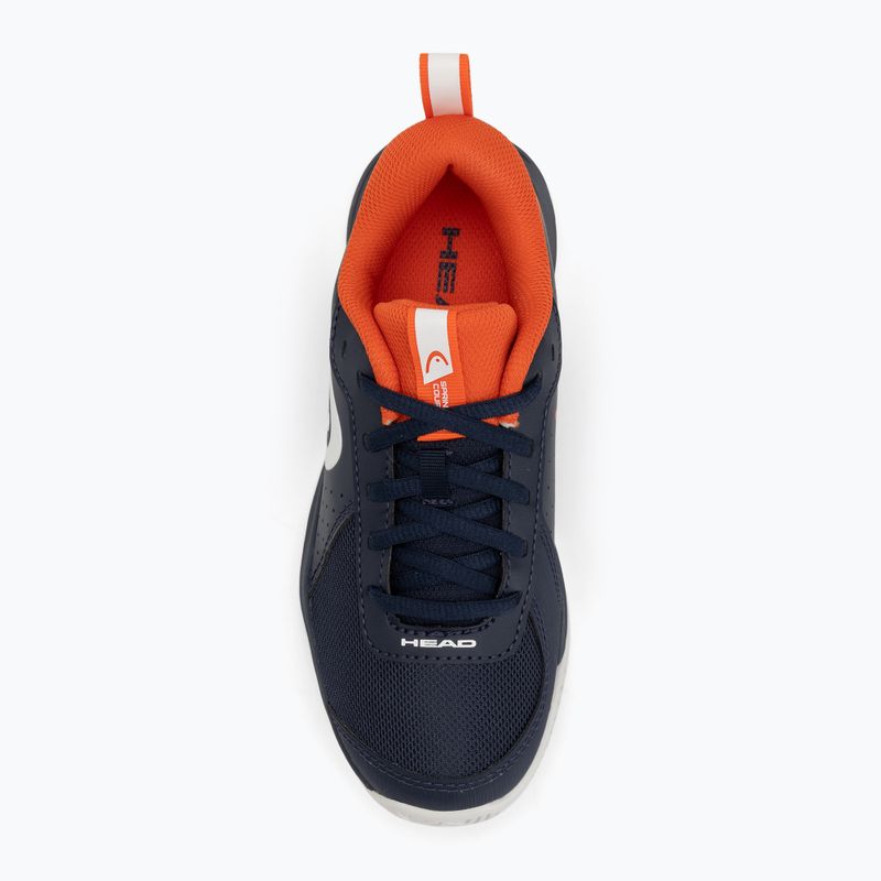 Încălțăminte de tenis pentru copii HEAD Sprint Court 4.0 dark blue/ red 5