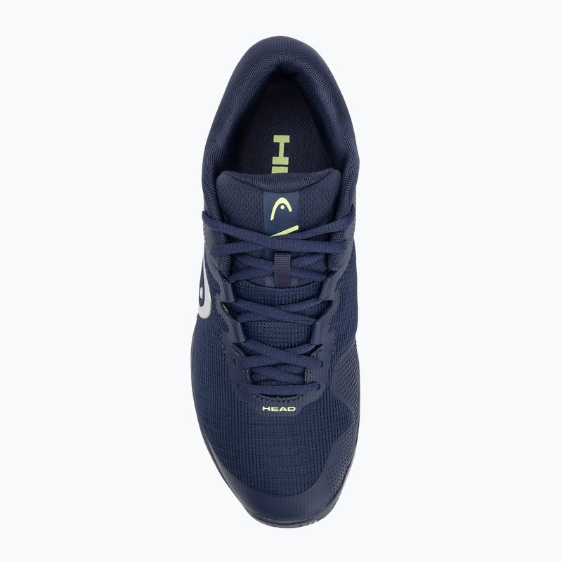 Încălțăminte de tenis pentru bărbați HEAD Revolt Evo 2.0 Clay navy/ lime 5