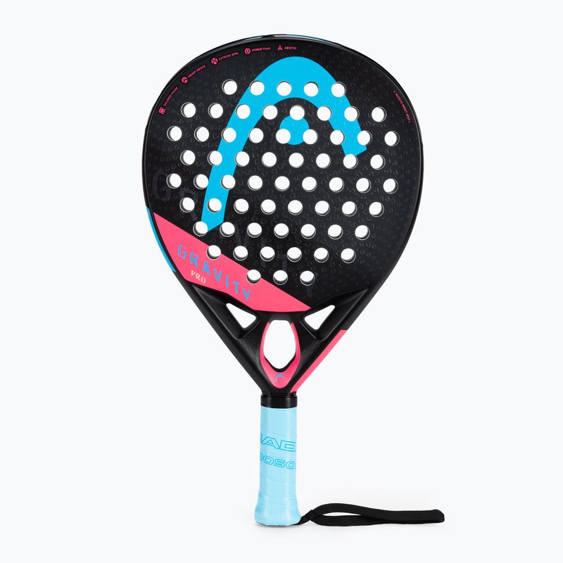Rachetă de padel HEAD Gravity Pro 2022 negru/albastru 228162 2