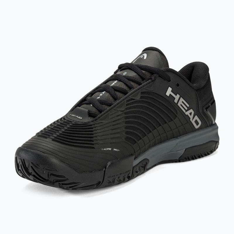 Încălțăminte de tenis pentru bărbați HEAD Revolt Pro 4.5 black/dark grey 7