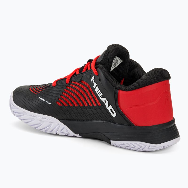 Încălțăminte de tenis pentru copii HEAD Revolt Pro 4.5 black/red 3