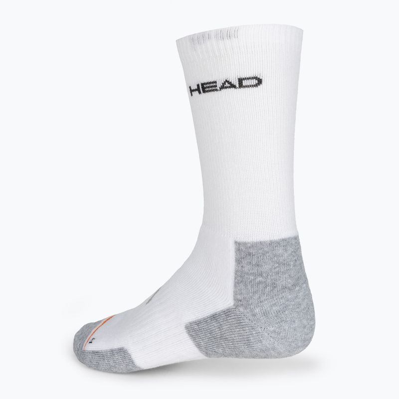 Șosete HEAD Șosete de tenis 1P Crew Sportivi alb 811954WH 2