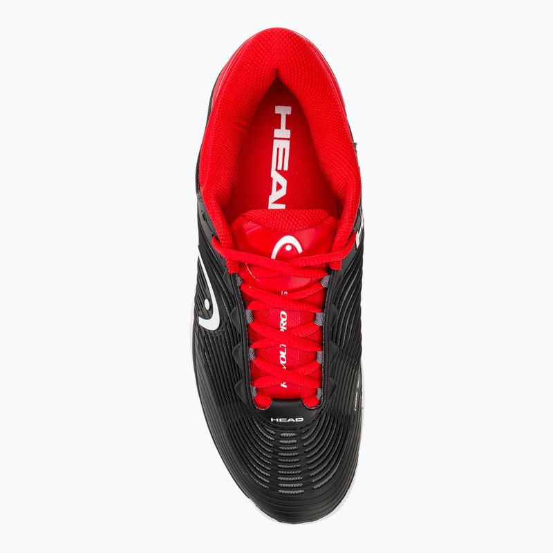 Încălțăminte de tenis pentru bărbați HEAD Revolt Pro 4.5 Clay black/red 5