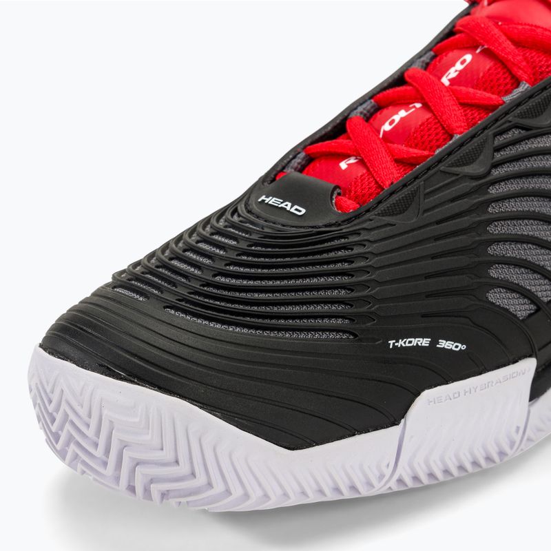 Încălțăminte de tenis pentru bărbați HEAD Revolt Pro 4.5 Clay black/red 7