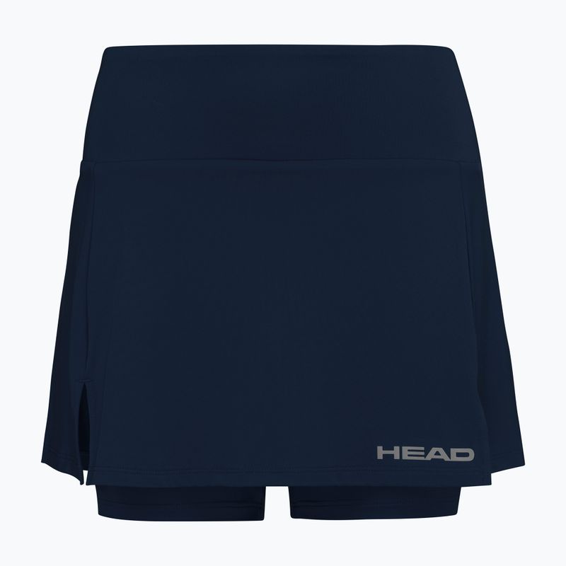 HEAD Club Tennis Skirt Basic Skort albastru marin 814399