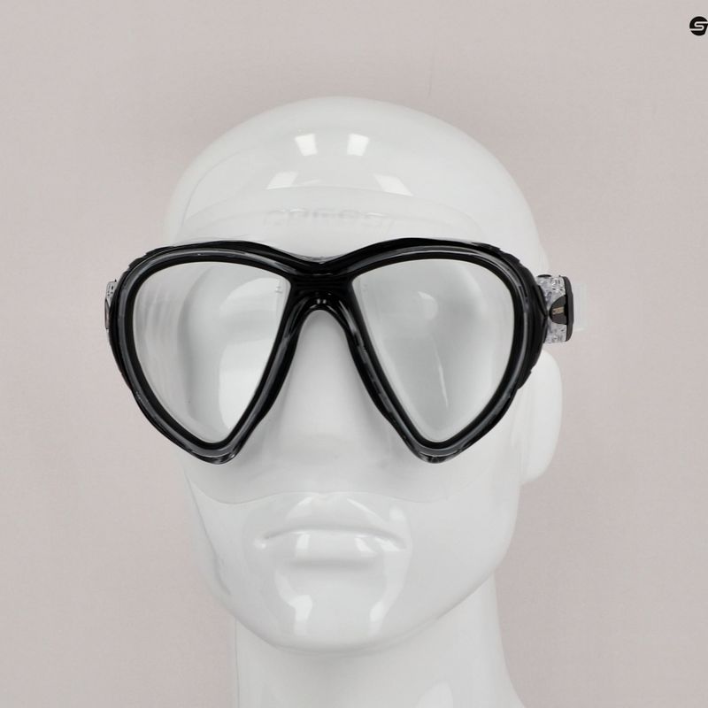 Mască de scufundări Cressi Quantum negru DS510050 7
