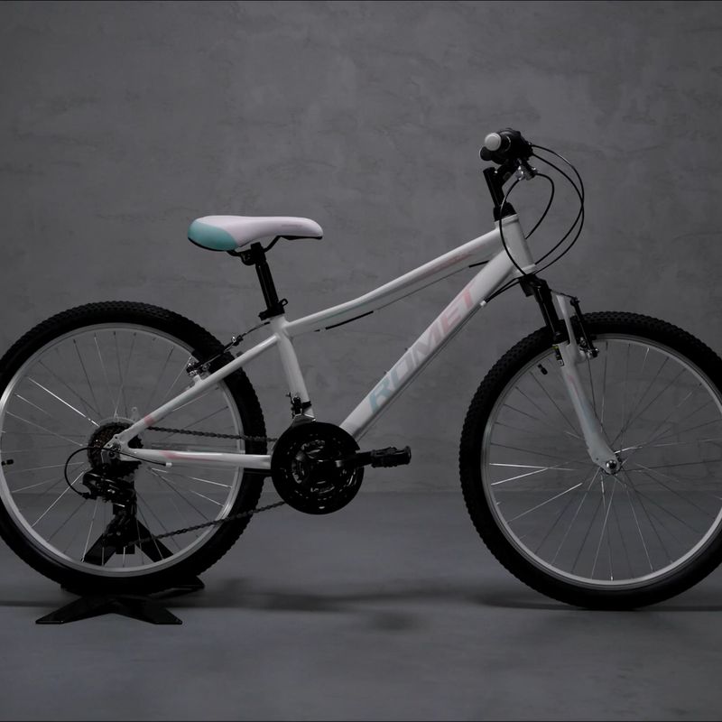 Bicicletă pentru copii Romet Jolene 24 alb 2224608 14