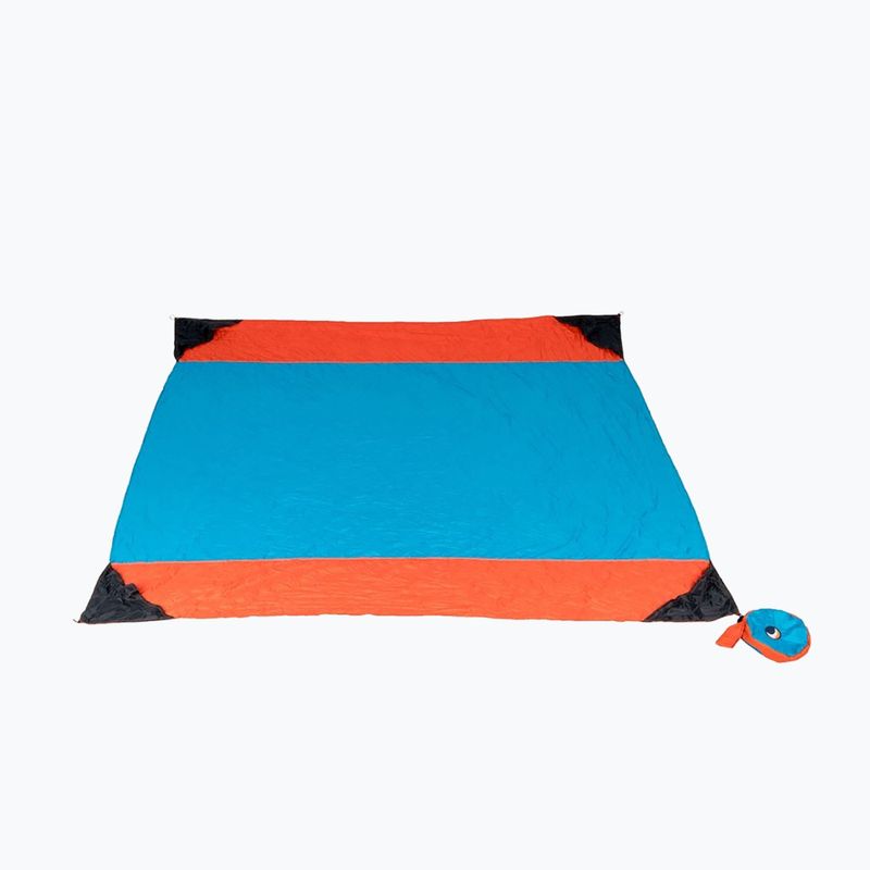 Pătură de picnic Ticket To The Moon Beach aqua/orange