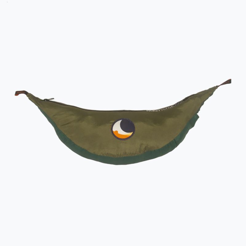 Hamac turistic pentru două persoane Ticket To The Moon King Size dark green/army green 2