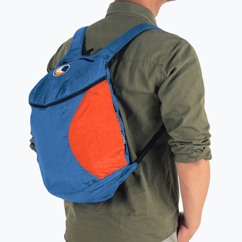 Rucsac turistic Ticket To The Moon Mini Backpack albastru-portocaliu TMBP3935 4