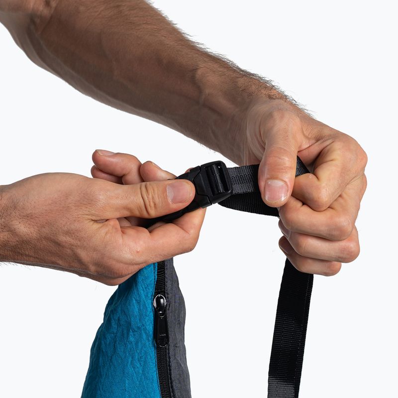Borsetă de umăr Ticket To The Moon Upcycled Sling grey/aqua
