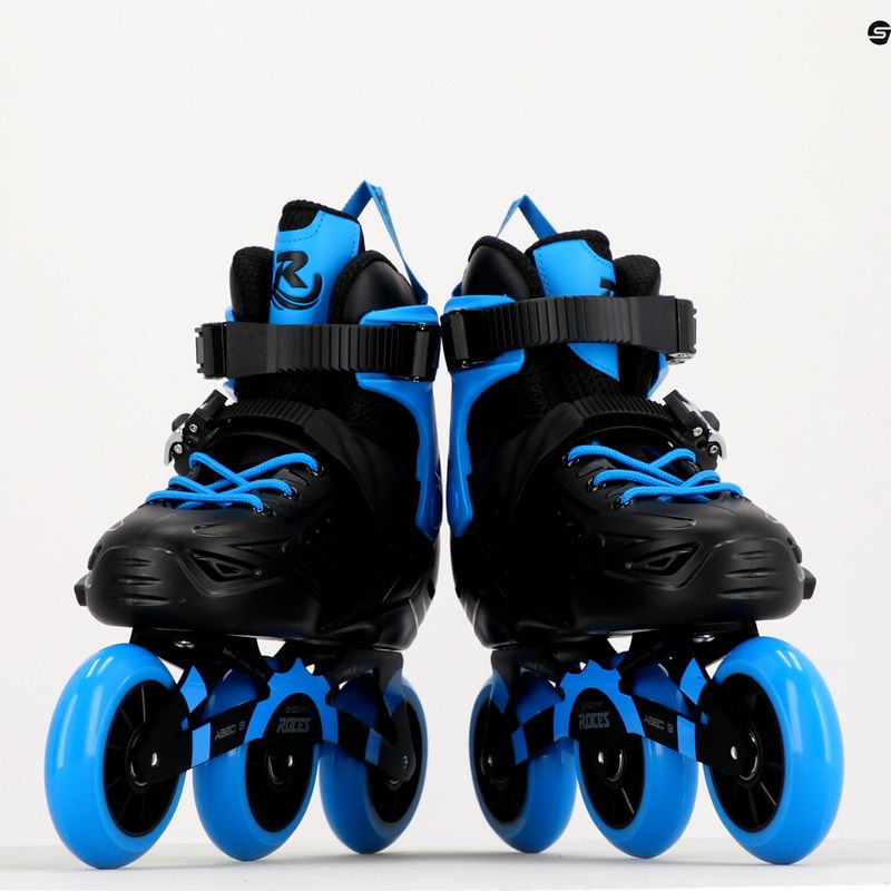 Roces Yep 3X90 TIF patine pentru copii negru/albastru 400853 10