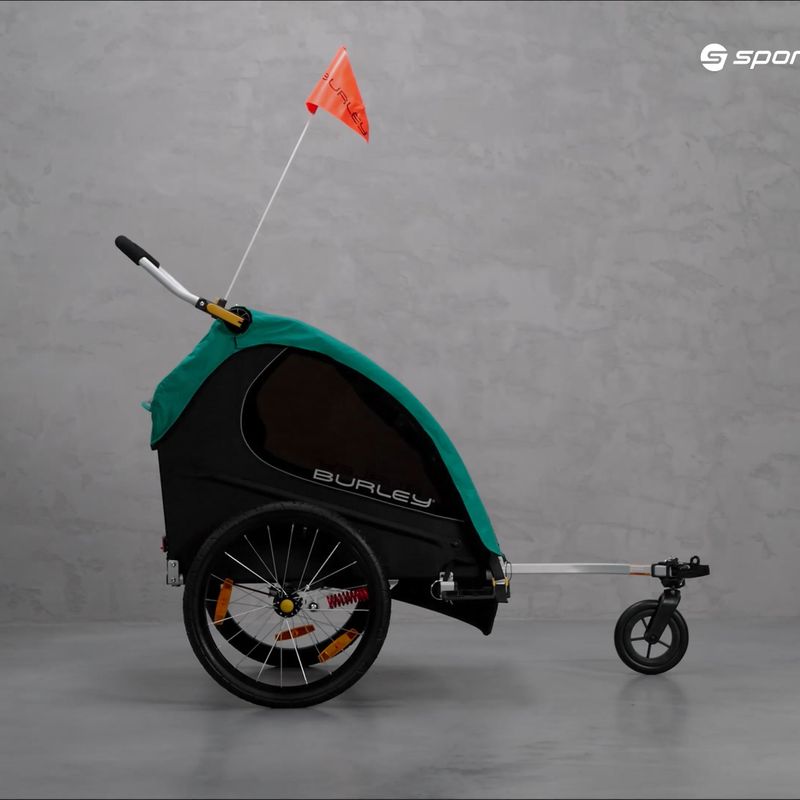 Cărucior de bicicletă pentru copii Burley Encore X, albastru, BU-937101 14