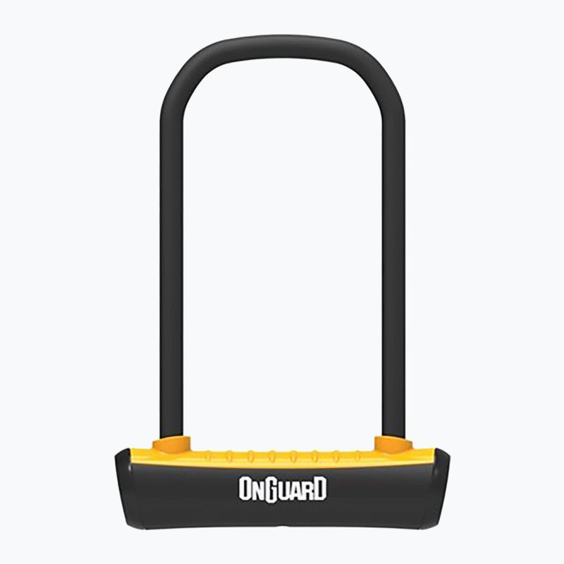Lacăt de bicicletă OnGuard Neon 8153OR U-Lock black/orange