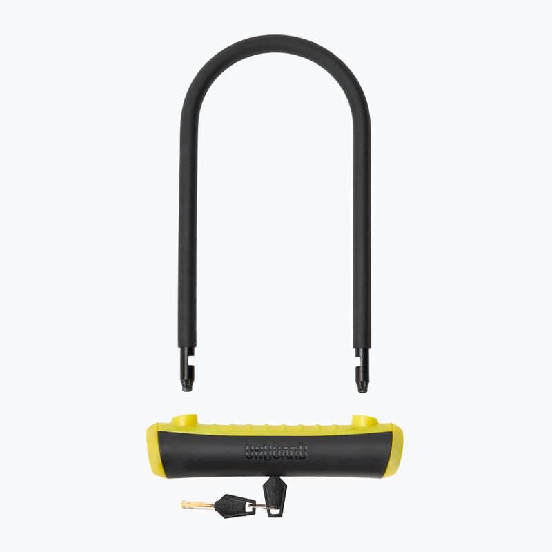 Lacăt de bicicletă OnGuard Neon 8154YL U-Lock black/yellow 2