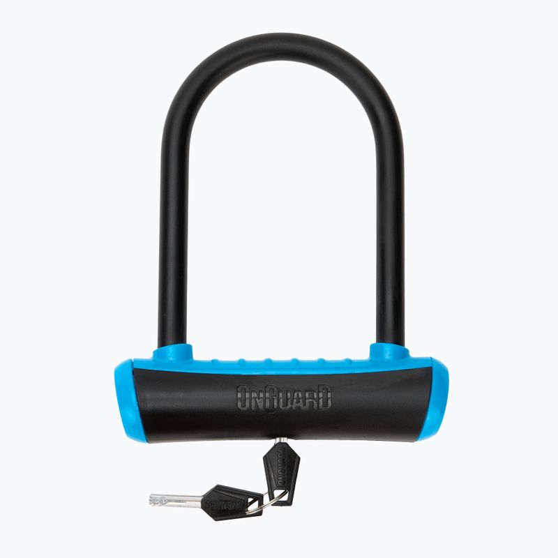 Lacăt de bicicletă OnGuard Neon 8155BU U-Lock black/blue 2