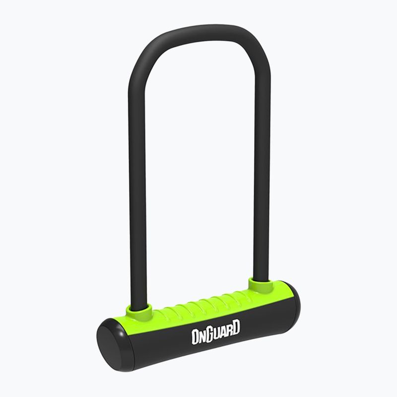Lacăt de bicicletă OnGuard Neon 8155GR U-Lock black/green 2