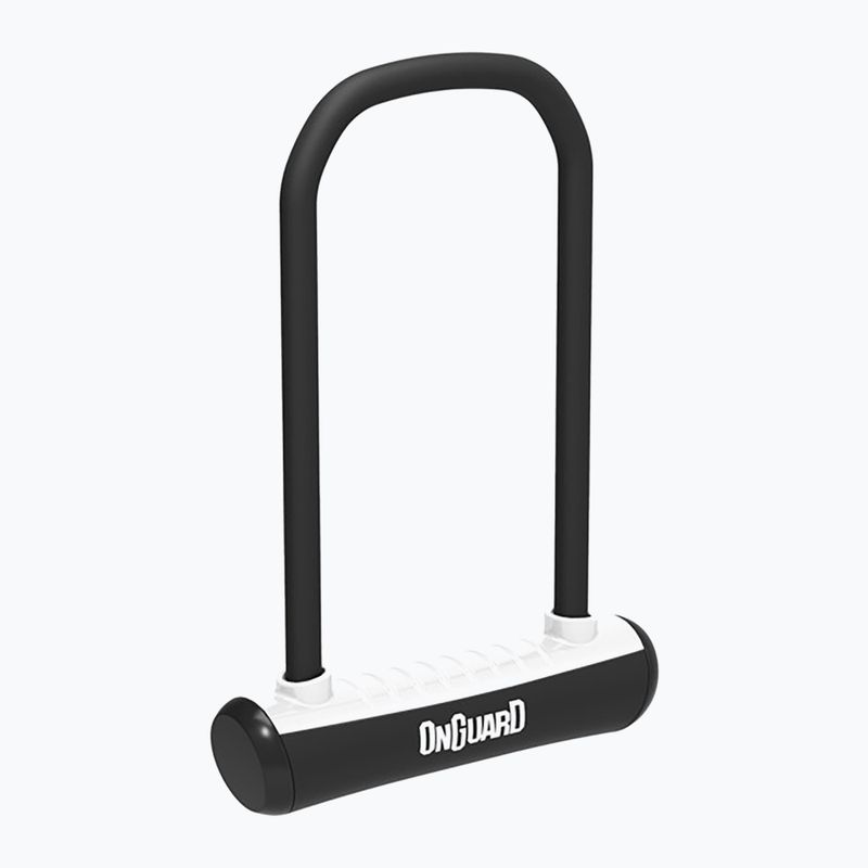 Lacăt de bicicletă OnGuard Neon 8155WH U-Lock black/white 2