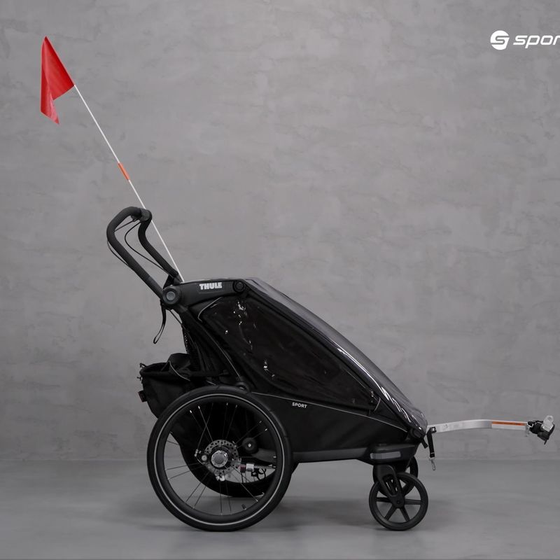 Thule Chariot Sport remorcă dublă pentru biciclete, negru 10201023 10