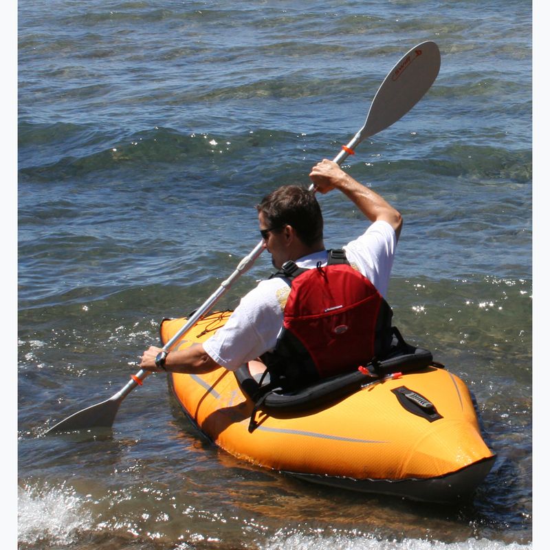 Caiac gonflabil 1-persoană Advanced Elements Lagoon 1 TM with Pump 254 cm orange/gray 6