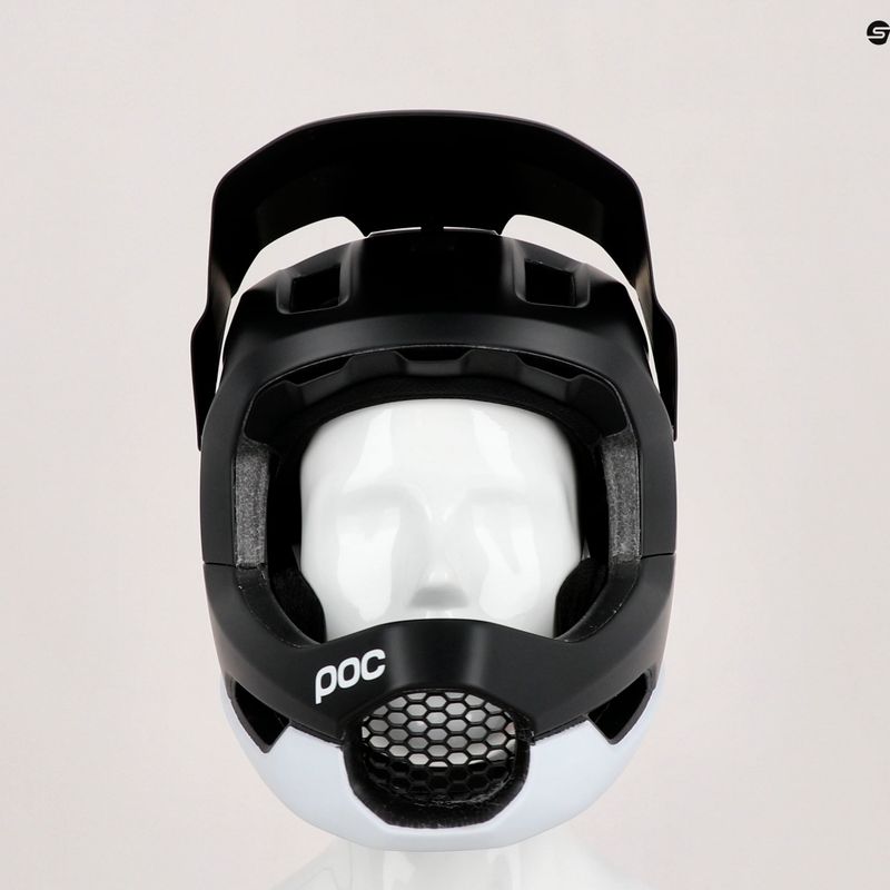 Cască de bicicletă POC Otocon Race MIPS uranium black/hydrogen white matt 12