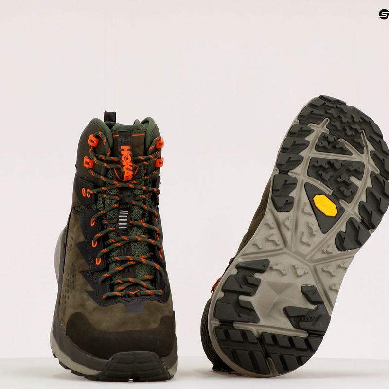 Cizme de trekking pentru bărbați HOKA Kaha GTX verde 1112030 9