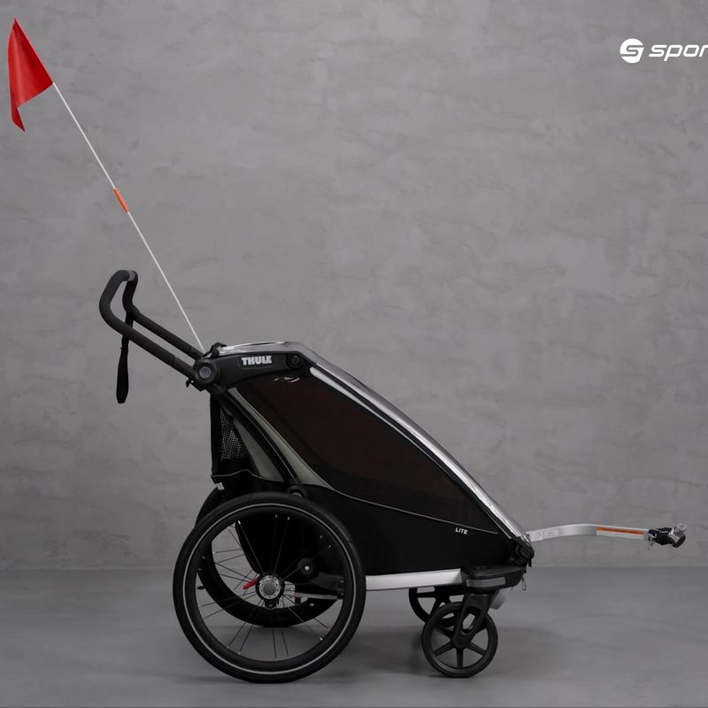 Thule Chariot Lite Remorcă pentru biciclete cu 2 locuri, verde 10203022 10