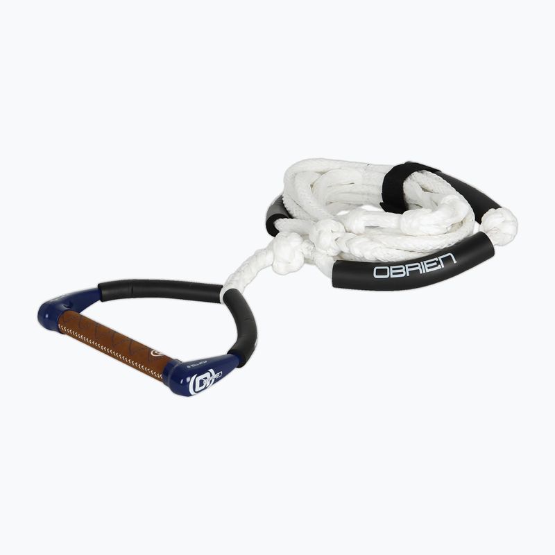 Frânghie de remorcare O'Brien 10" Pro Surf Rope blue/leather