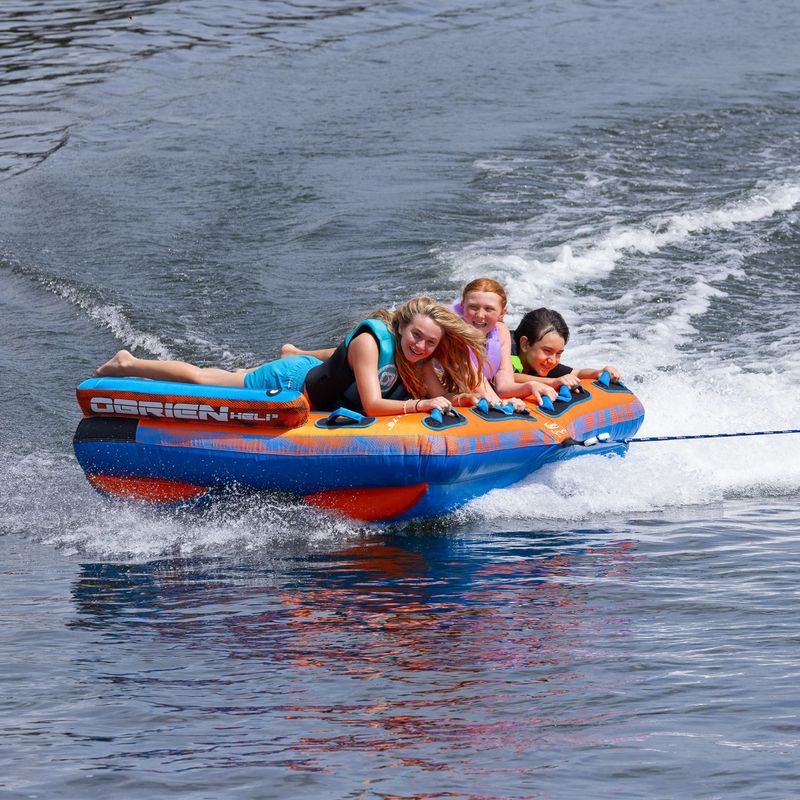 Plută de remorcare O'Brien Heli 3 Boat Tube Orange / Blue 9