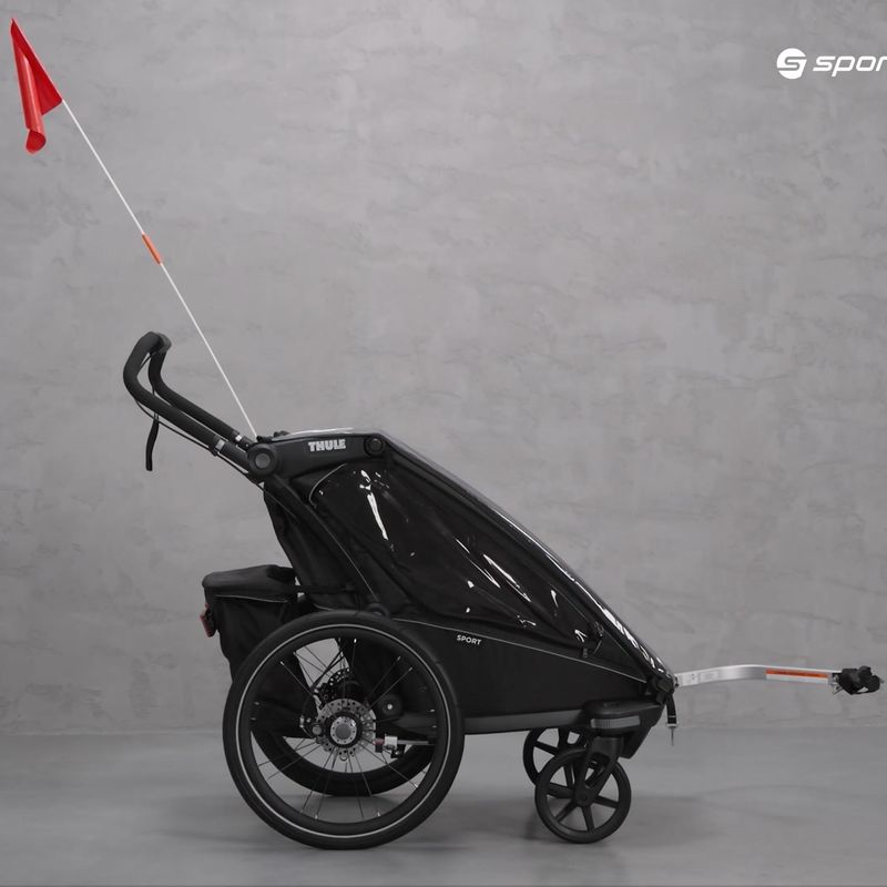 Thule Chariot Sport, remorcă pentru o singură bicicletă, negru 10201021 10
