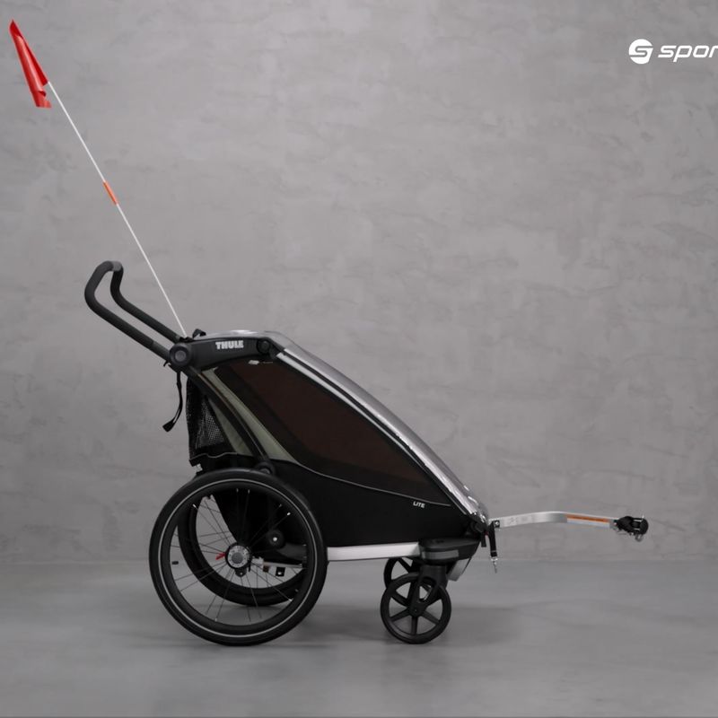 Cărucior de bicicletă Thule Chariot Lite 1, negru, 10203021 9