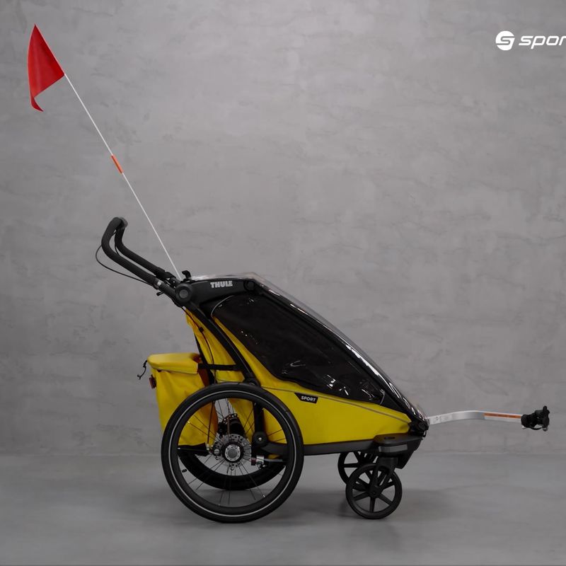 Cărucior de bicicletă Thule Chariot Sport 1, galben, 10201022 11