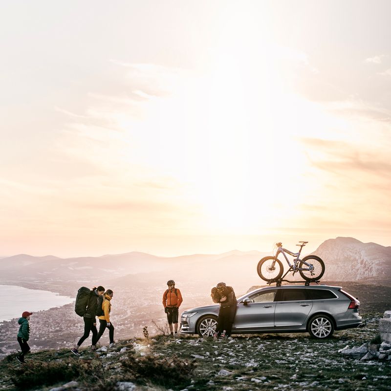 Portbagaj de bicicletă pe acoperiș Thule ProRide black 15