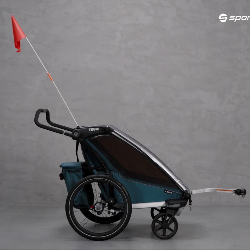 Thule Chariot Cross remorcă dublă pentru biciclete, albastru 10202023 13