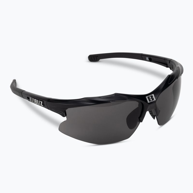 Ochelari de ciclism Bliz Hybrid S3 negru lucios/fumuriu 2